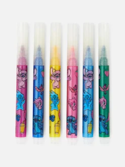 Pack De 6 Rotuladores Con Purpurina De Disney