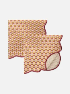 Pack De 2 Servilletas Geométricas Y Festoneadas