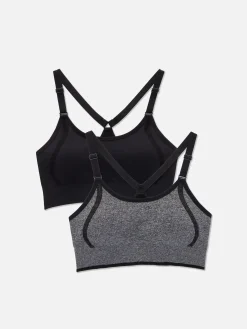 Pack De 2 Sujetadores Deportivos De Espalda Nadadora