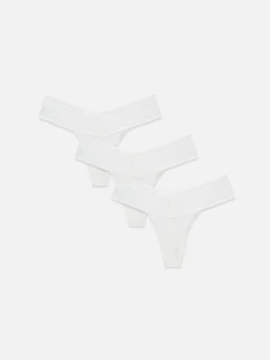 Pack De 3 Tangas Bandeau De Encaje