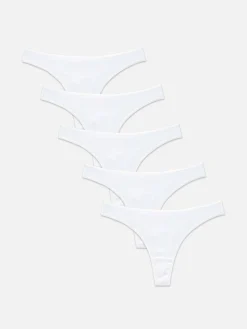 Pack De 5 Tangas De Algodón Básicos