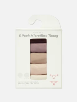 Pack De 5 Tangas De Microfibra