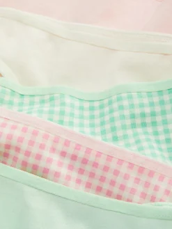 Pack De 5 Tangas De Moda Con Cuadros Vichy