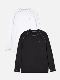 Pack De 2 Tops Deportivos De Manga Larga