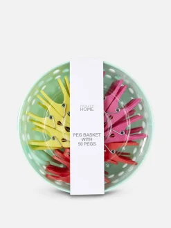 Pack De Cesta Con 50 pinzas