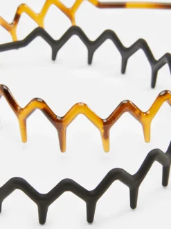 Pack De Dos Diademas En Zigzag