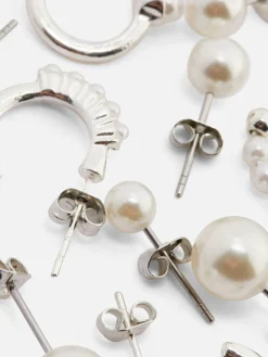 Pack De Pendientes Surtidos De Perlas Sintéticas