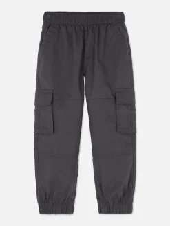 Pantalón Cargo Con Bajos Ajustados