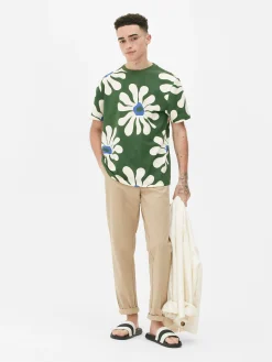 Pantalón Chino Elástico De Corte Entallado