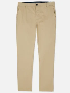 Pantalón Chino Elástico De Corte Entallado