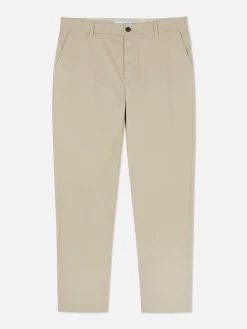 Pantalón Chino Elástico De Pernera Recta