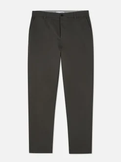 Pantalón Chino Elástico De Pernera Recta