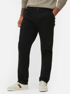Pantalón Chino Elástico De Pernera Recta