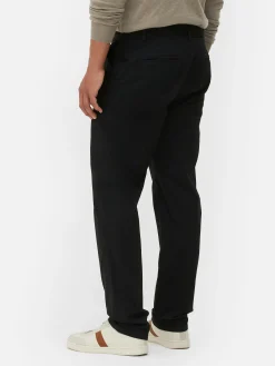 Pantalón Chino Elástico De Pernera Recta