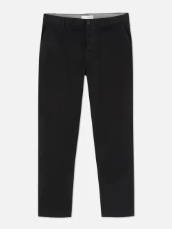Pantalón Chino Elástico De Pernera Recta