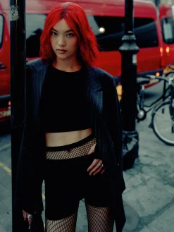 Pantalón Corto De Microfibra De Rita Ora