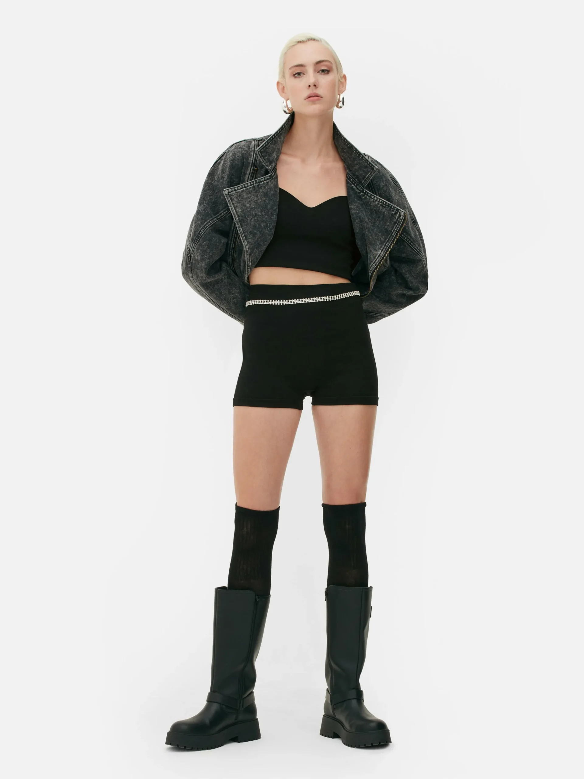 Pantalón Corto De Microfibra De Rita Ora