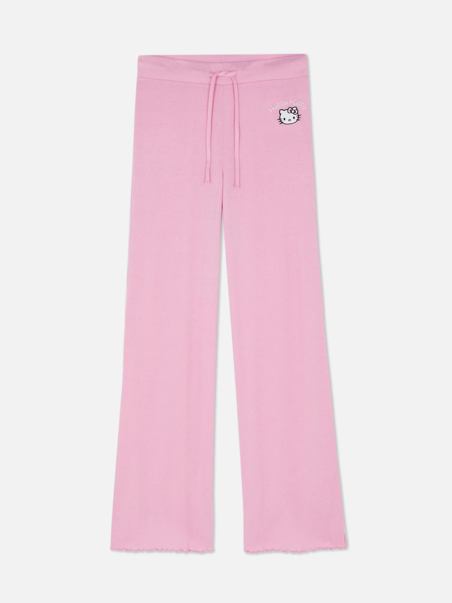 Pantalón De Pijama De Punto Calado De Hello Kitty