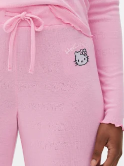 Pantalón De Pijama De Punto Calado De Hello Kitty