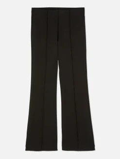 Pantalones Acampanados De Punto Roma