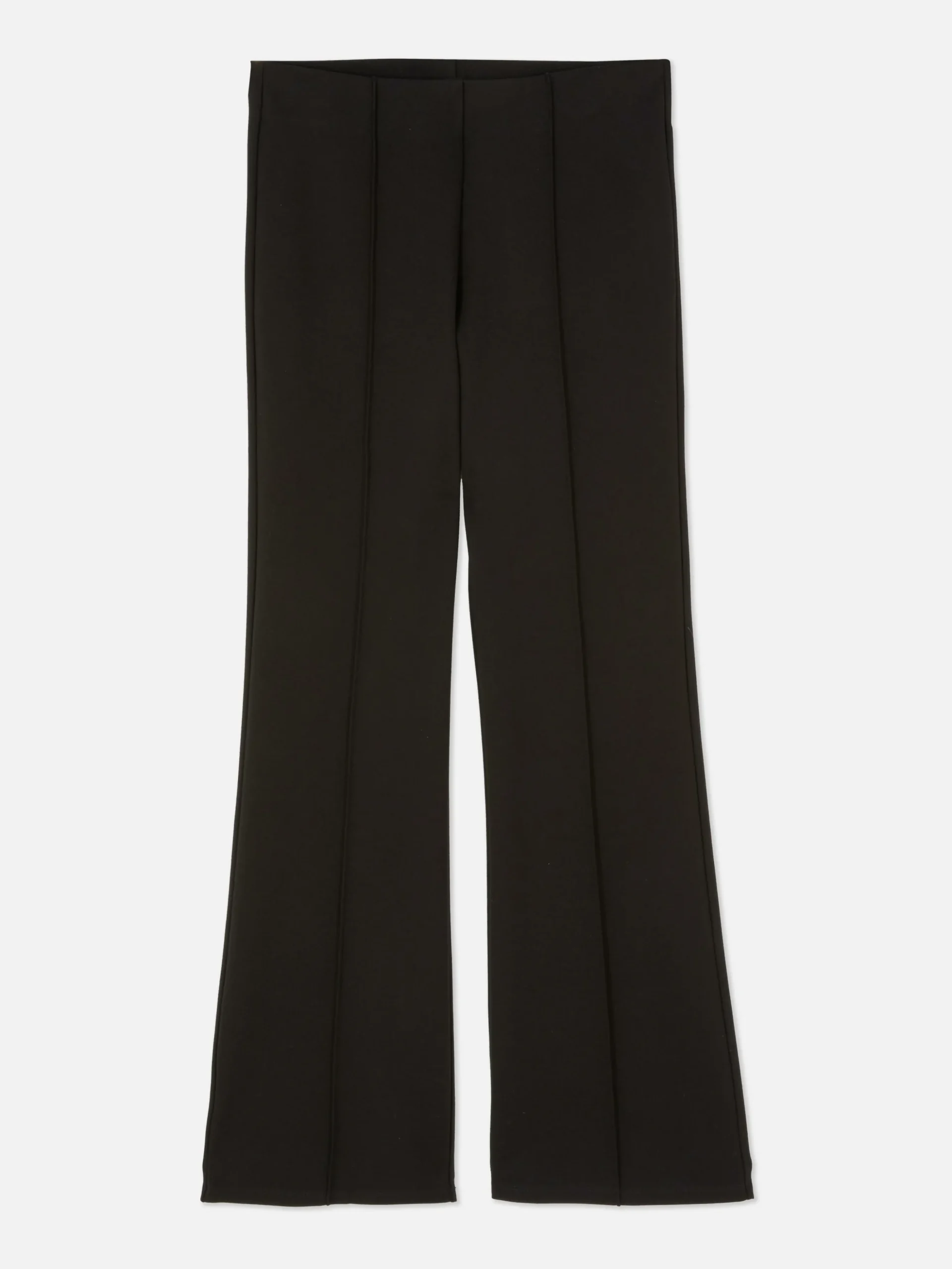 Pantalones Acampanados De Punto Roma