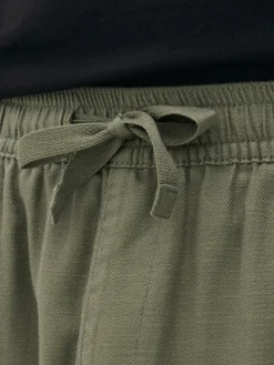 Pantalones Cargo Con Cordón De Ajuste