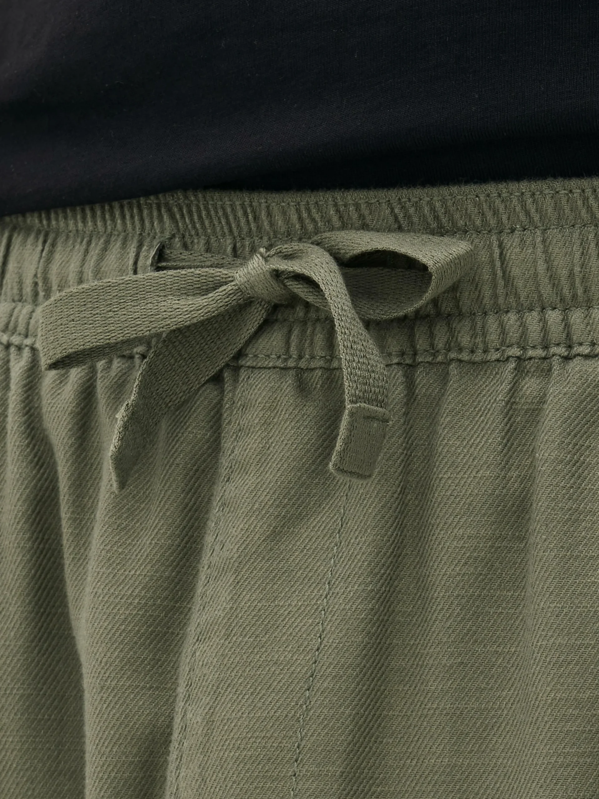 Pantalones Cargo Con Cordón De Ajuste