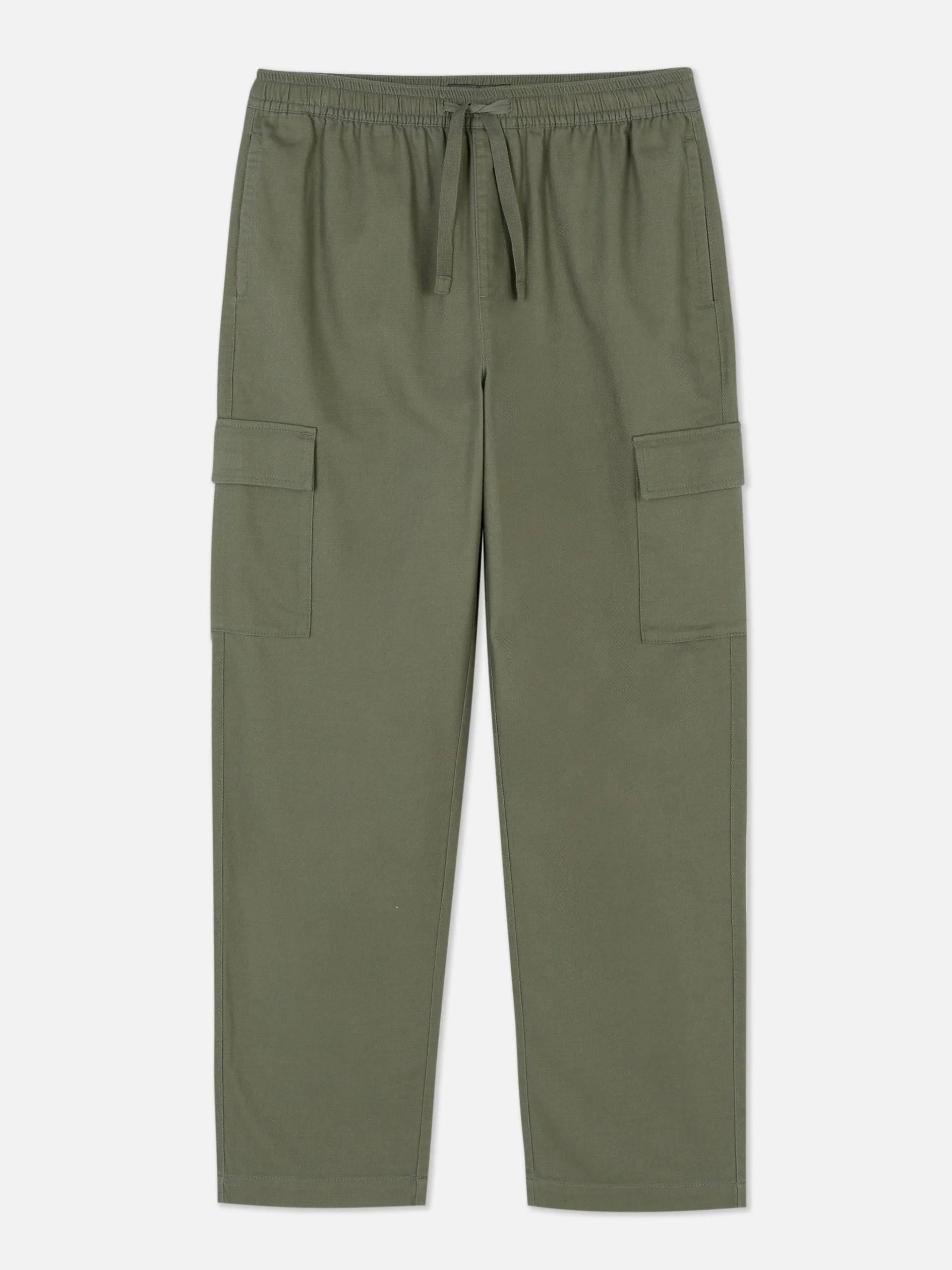 Pantalones Cargo Con Cordón De Ajuste