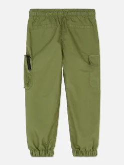 Pantalones Cargo Con Cordón De Ajuste