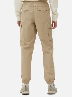 Pantalones Cargo Holgados Con Bajos Elásticos