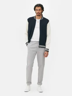 Pantalones Chinos De Corte Entallado Elásticos