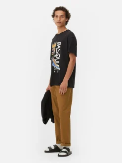 Pantalones Chinos De Corte Entallado Elásticos