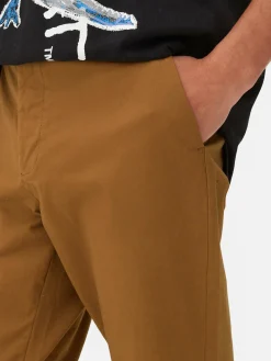 Pantalones Chinos De Corte Entallado Elásticos