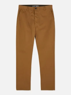 Pantalones Chinos De Corte Entallado Elásticos