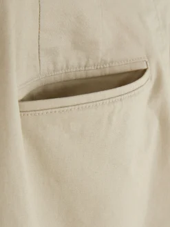 Pantalones Chinos Elásticos De Corte Entallado