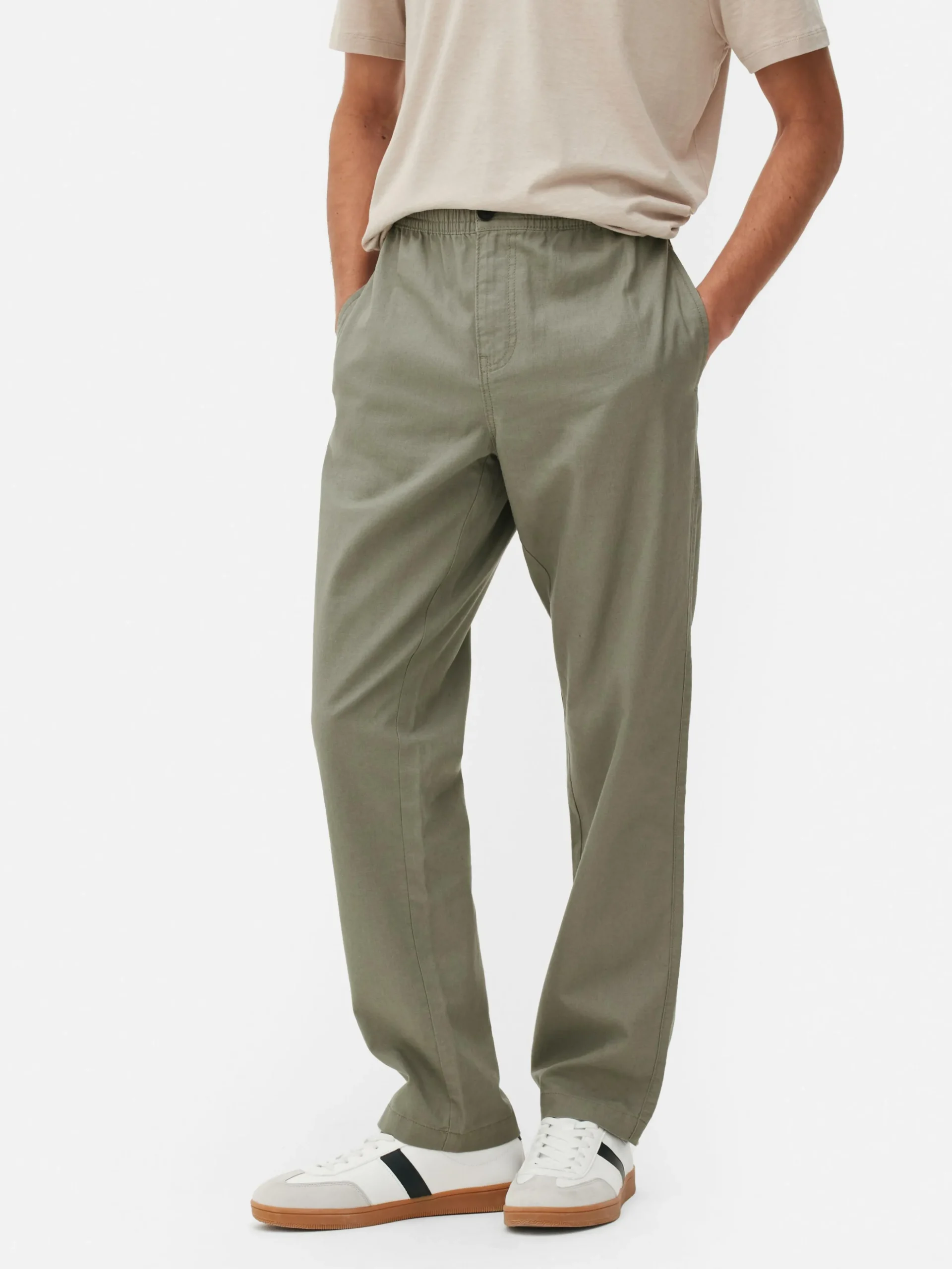 Pantalones Con Cinturilla Elástica