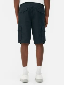 Pantalones Cortos Cargo Con Cordón De Ajuste