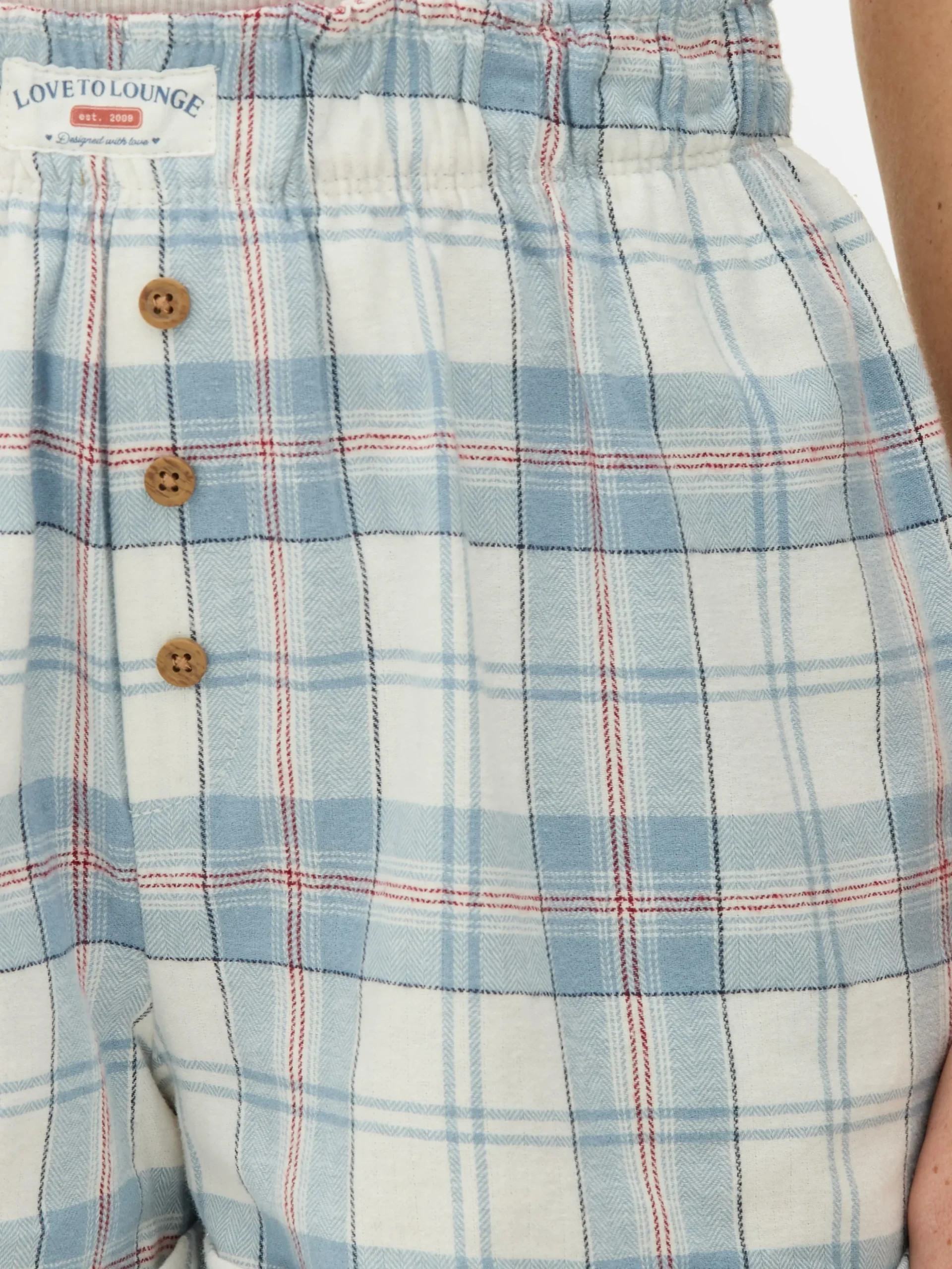 Pantalones Cortos De Pijama De Franela