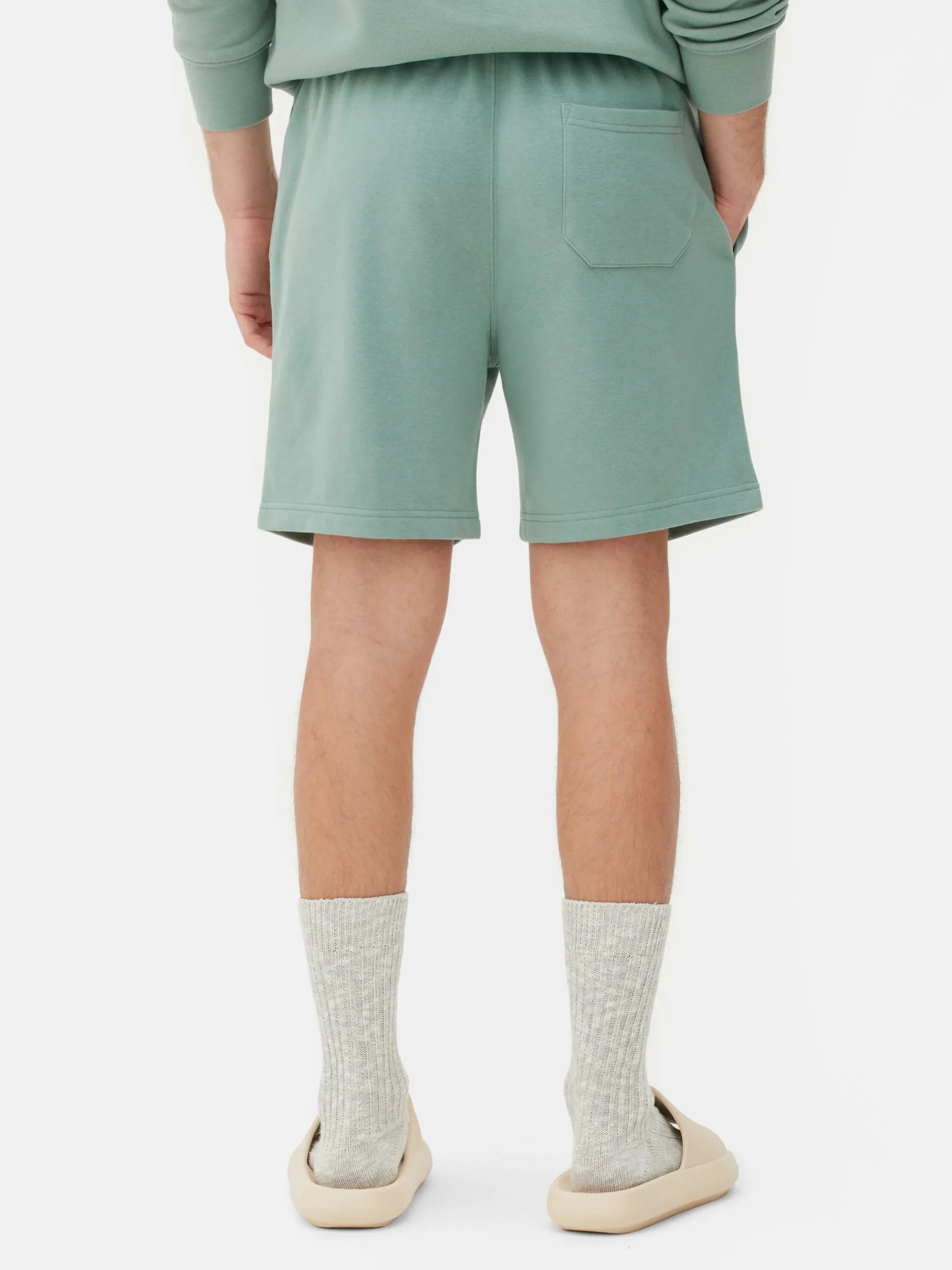 Pantalones Cortos De Punto Con Cordón De Ajuste