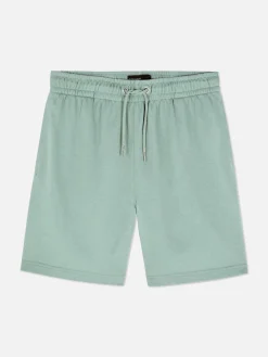 Pantalones Cortos De Punto Con Cordón De Ajuste