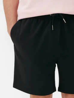 Pantalones Cortos De Punto Con Cordón De Ajuste