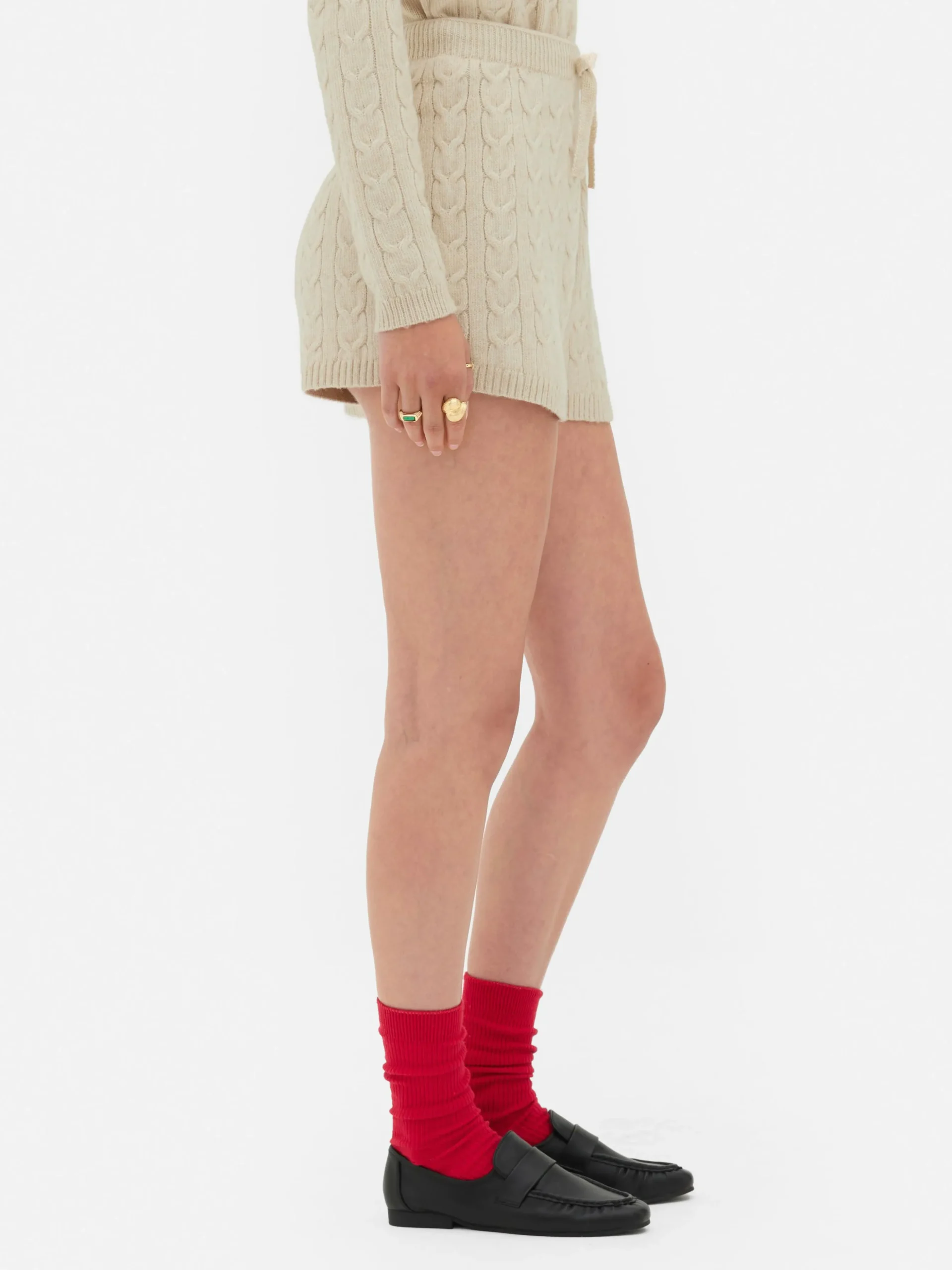 Pantalones Cortos De Punto De Ochos De Rita Ora