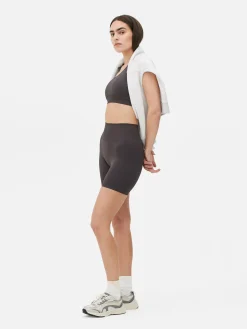 Pantalones Cortos De Talle Alto Sin Costuras