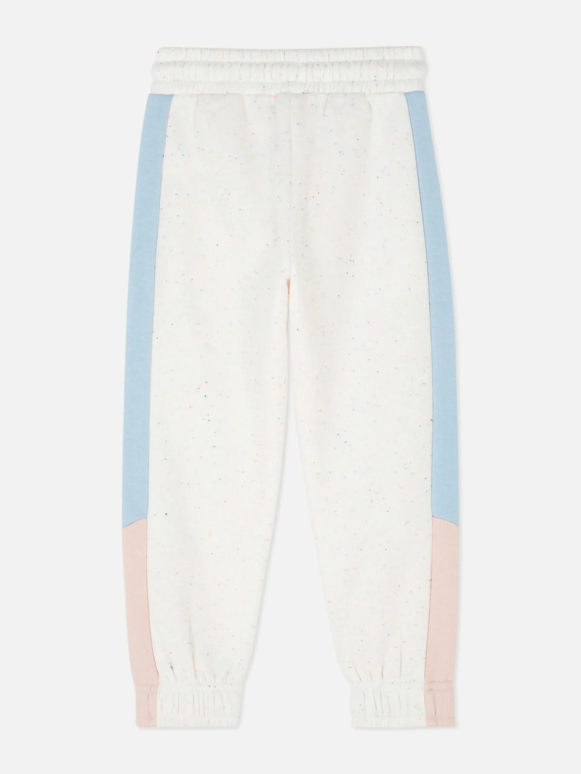 Pantalones De Chándal Bicolor Con Cordón De Ajuste