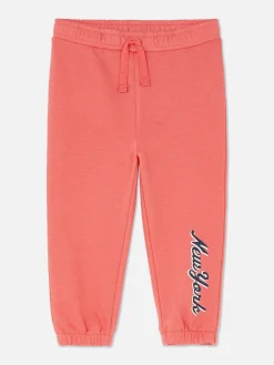 Pantalones De Chándal Con Cordón Y Bajos Ajustados