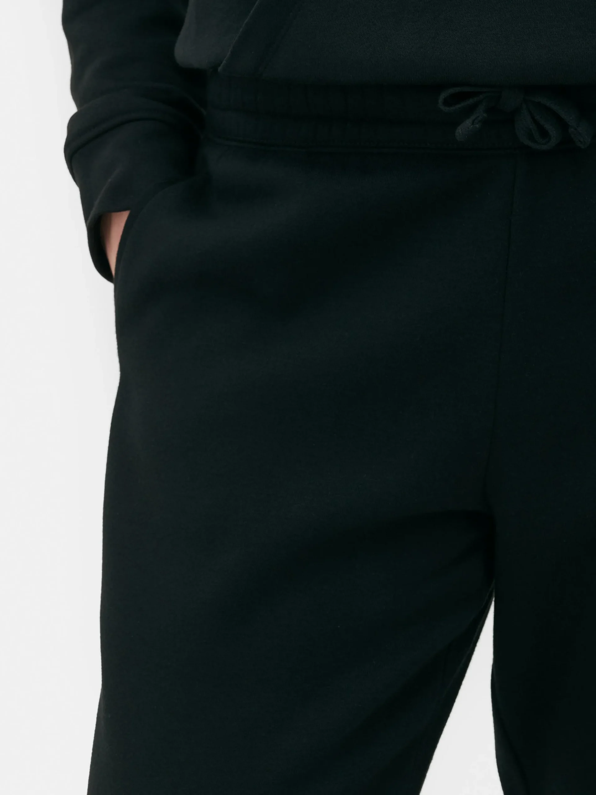 Pantalones De Chándal De Corte Recto Con Cordón De Ajuste