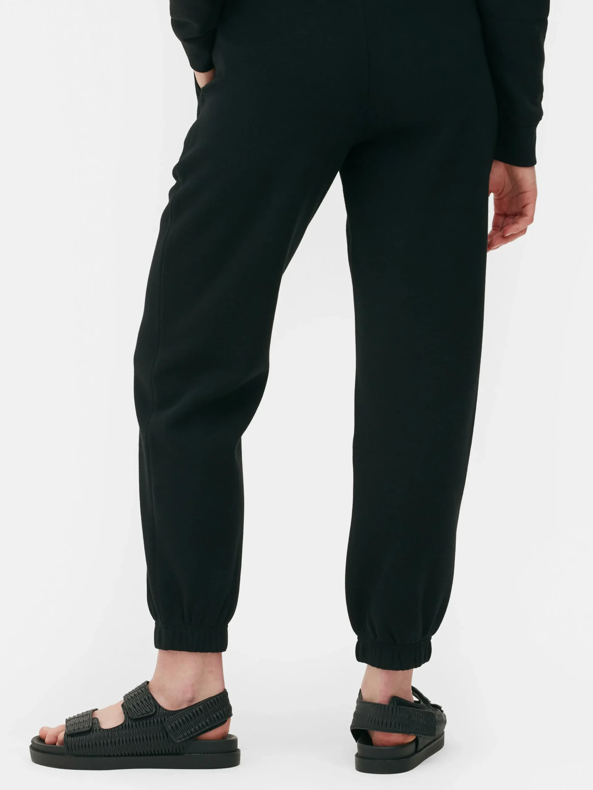 Pantalones De Chándal De Corte Recto Con Cordón De Ajuste