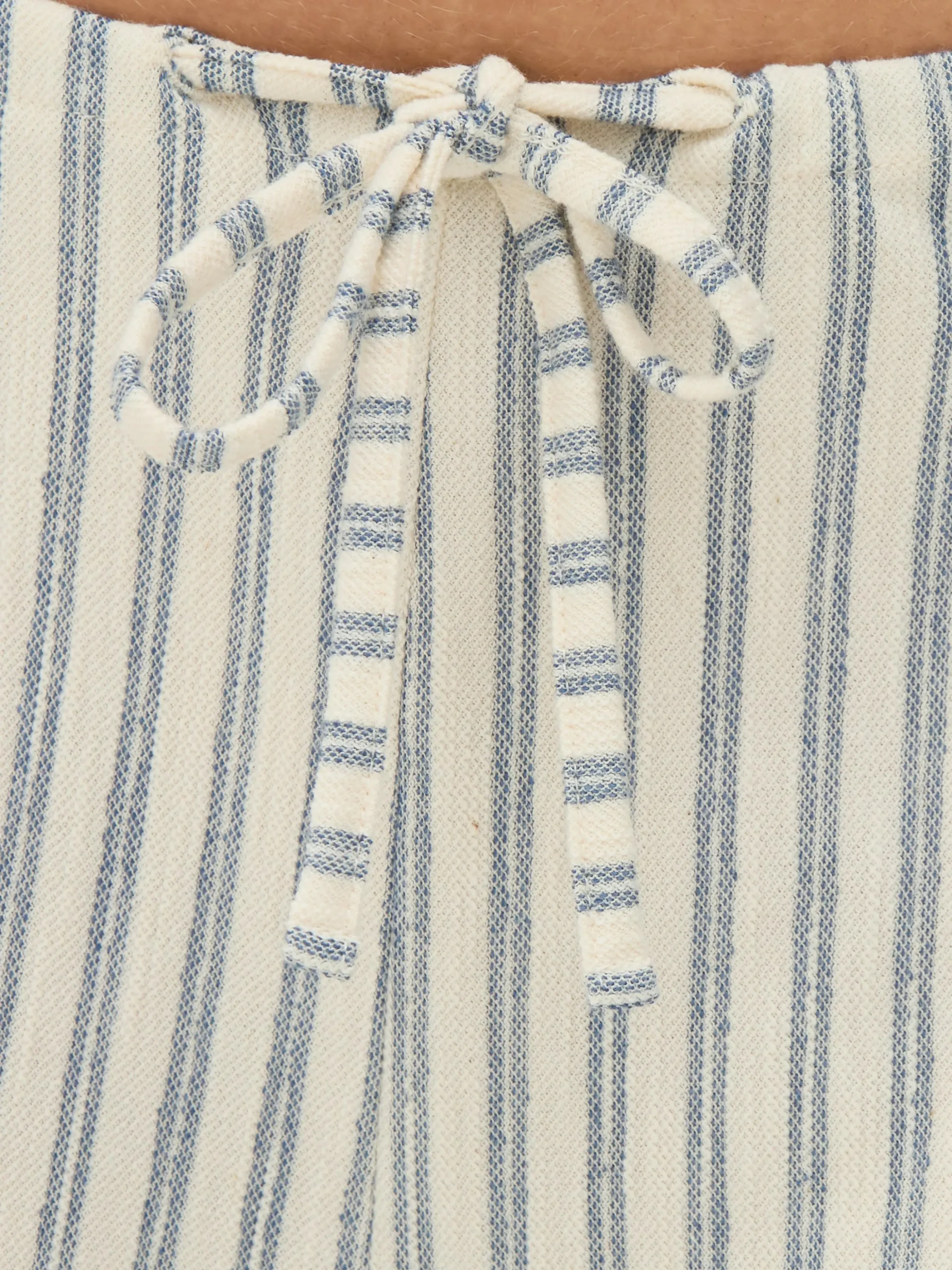 Pantalones De Pernera Ancha A Rayas