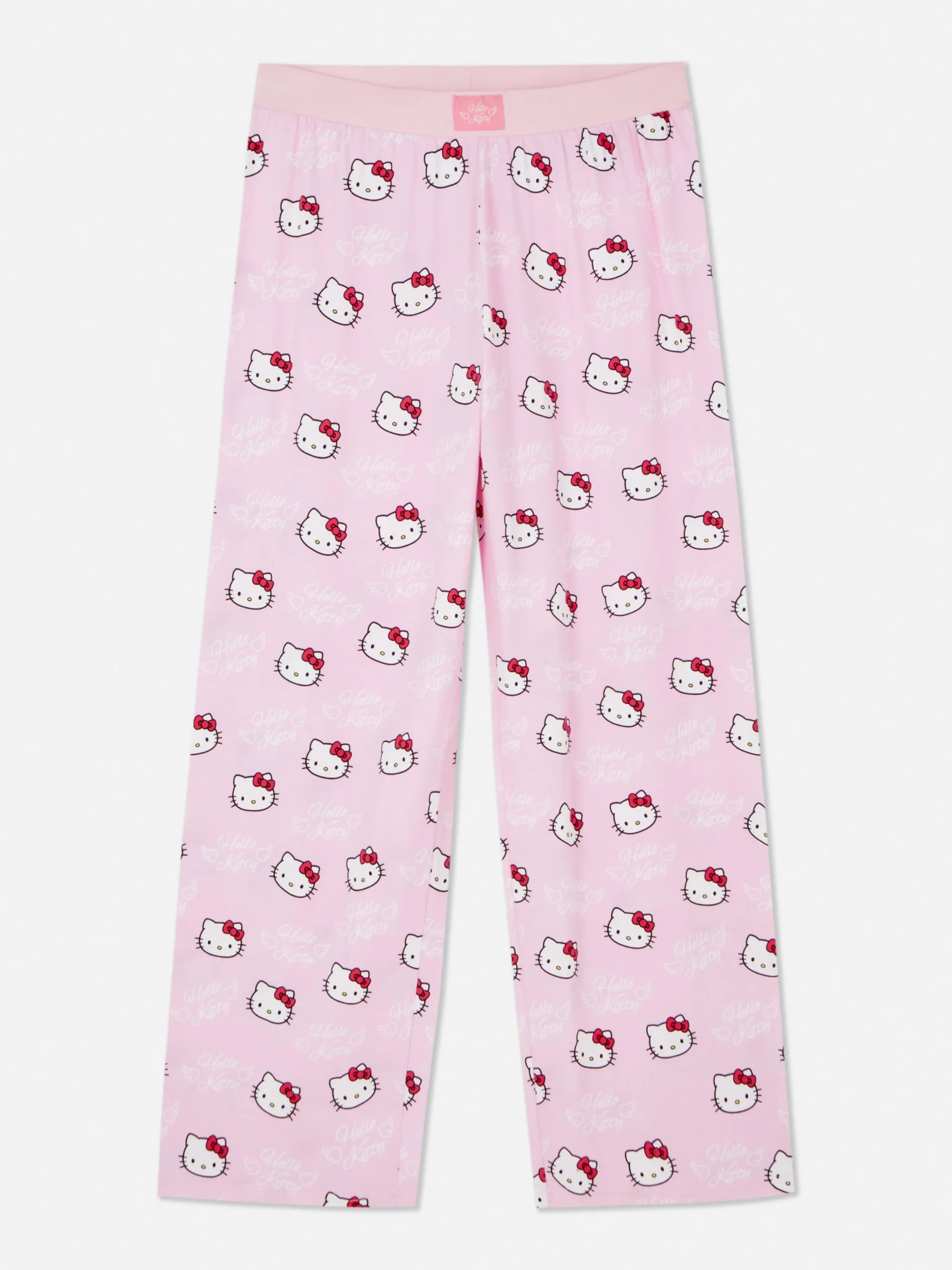 Pantalones De Pijama Anchos De Hello Kitty