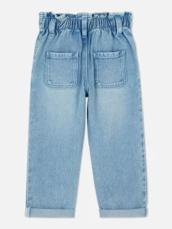 Pantalones Vaqueros Con Corazones Bordados